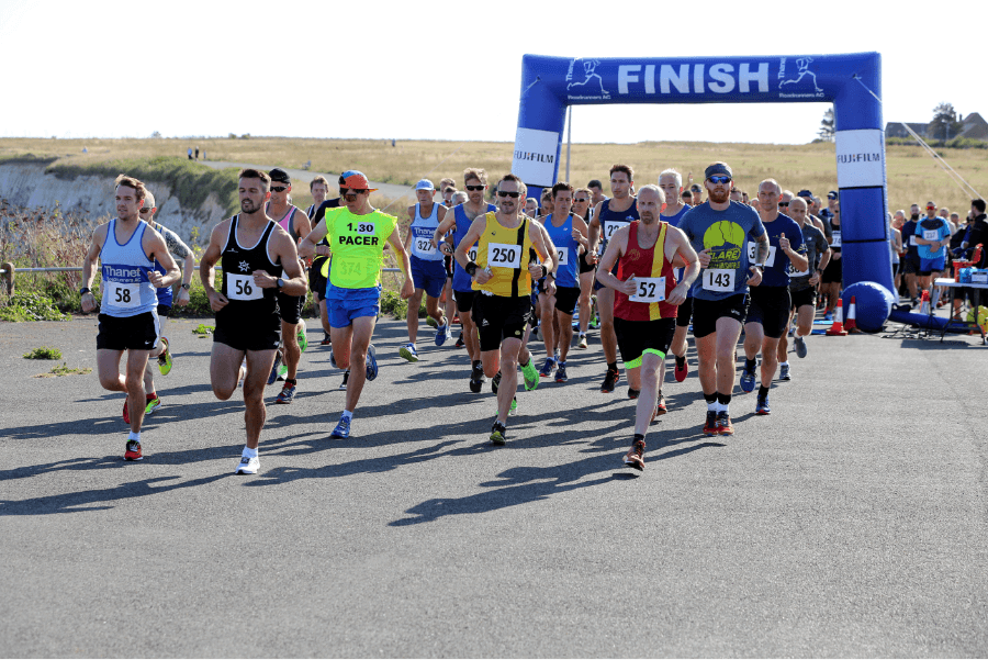 Kent Coastal Half Marathon Race Report and Results Roadrunners AC